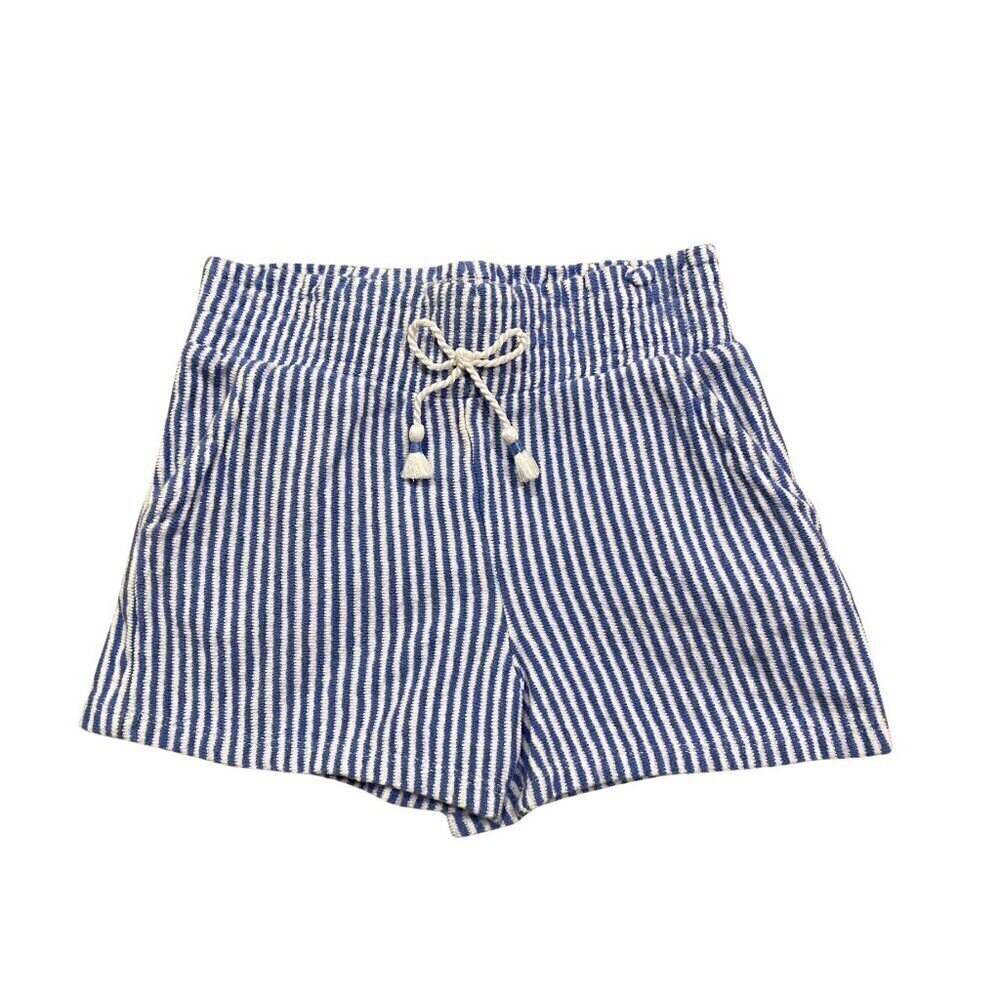 Tommy Bahama Girl's Blue & White Striped Shorts